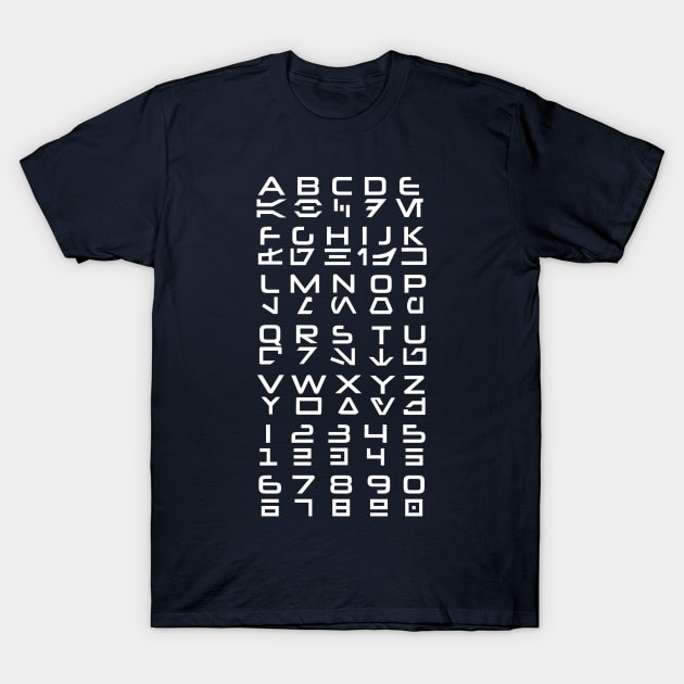 Aurebesh Translator T-Shirt by My Geeky Tees - T-Shirt Designs